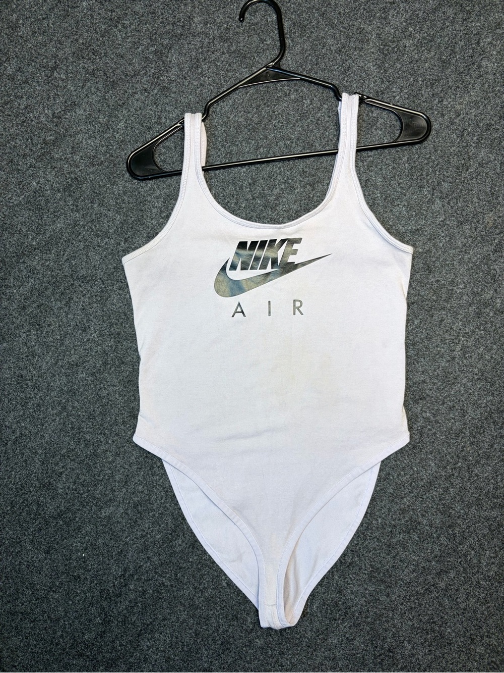 Nike Air Lilac Purple Logo Tank Bodysuit Women’s Medium